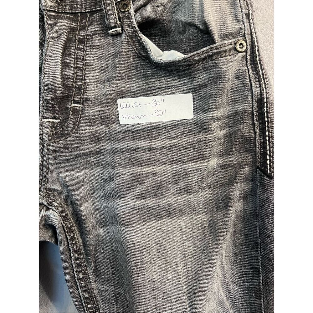 BKE Carter Straight Leg Black Wash 29R Men’s Jeans - Picture 5 of 7